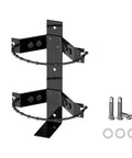 Heavy Duty Fire Extinguisher Mount Bracket Kit Two Pack With Easy Installation Holds Up To 10 Lbs Ideal For Home Truck RV Boat Marine And Commercial Use Black