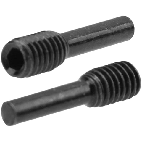 Two steel M4x16mm driveshaft pins for 1/10 RC crawlers, fits Axial SCX10 90046, Traxxas TRX4, Tamiya CC01, durable shaft pins