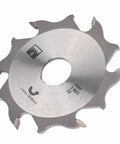 4 Inch 6 Tooth Carbide Biscuit Joiner Blade With 22mm Bore Replacement Plate for Woodworking, Pro Grade Durability, Thin Kerf