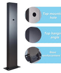 EV Charging Station Floor Stand Heavy Duty Pillar With Reinforced Base And Hidden Wiring Holes, Built For Indoor And Outdoor Use In Garages And Parking Lots, Broad Compatibility With Most Brands, Medium Size