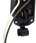 Replacement Switch For 50 And 90 Series Submersible Pumps Plug And Play DIY Friendly Inline Pump Control Compatible With Models 53 55 57 59 97 And 98 004892 Style Durable Home Water Pump Switch showing connectors and housing.