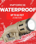 400 Lumen Gen 2 Weapon Light With White Light And IR Flat Dark Earth Finish Built From Nylon For Tough Durability Made In USA