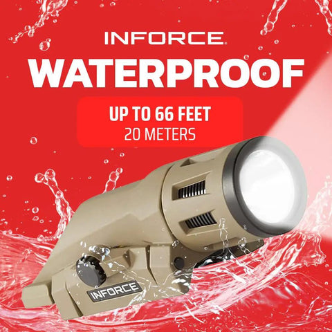 400 Lumen Gen 2 Weapon Light With White Light And IR Flat Dark Earth Finish Built From Nylon For Tough Durability Made In USA