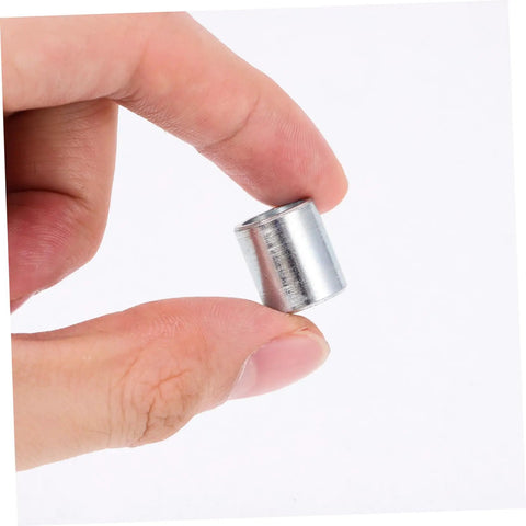 2Pcs Engine Timing Cover Dowel Pins Set For Timing Tool Kit Replacement Car Engine Tools No Fuss Easy Install Durable Dowel Pins With Precise Alignment Reliable Engine Timing Gasket Cover Pin Replacement, silver pin close-up