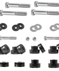 CNC Billet Aluminum Body Mount Bushings Kit For Camaro Nova Chevy II 1968 1981 Eliminate Chassis Flex And Noise components shown