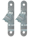 2 Pack Trailer Hasp Latches And Door Hasp Keepers With Zinc Coated Bar Lock Handles For Enclosed Trailers displayed vertically