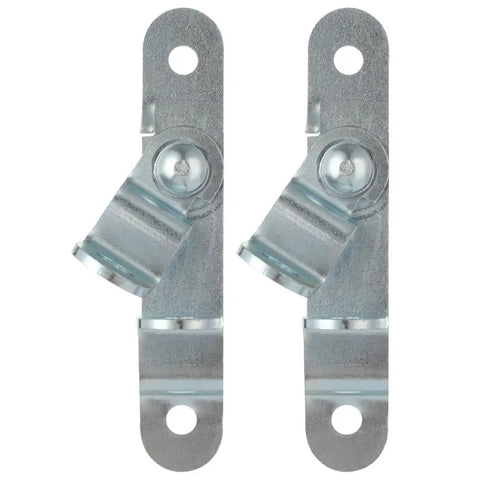 2 Pack Trailer Hasp Latches And Door Hasp Keepers With Zinc Coated Bar Lock Handles For Enclosed Trailers displayed vertically