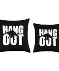 Funny Hang Glider Throw Pillow For Men And Women Hang Gliding Lovers Gift Idea With Double Sided Print On Spun Polyester Fabric Filled With Polyester