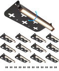 12 Pack 7 Inch LED Hardscape Wall Lights for Outdoors, 5W Low Voltage 12V AC/DC, 2700K Soft White, IP65 Waterproof, ETL Listed shown