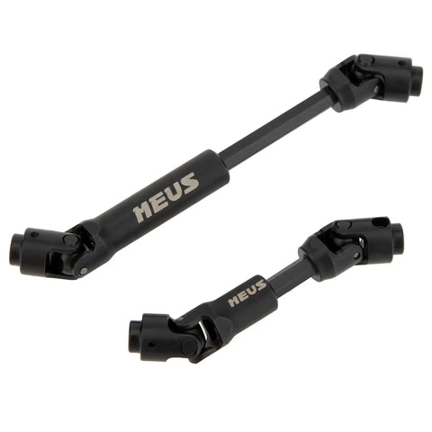 Upgrade Your Rig With These Tight Adjustable Front Rear Driveshafts For Axial SCX30 RC Crawlers, CNC metal, 26-30mm & 36-50mm sizes.