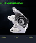 Front view of a heavy-duty front left transmission mount for 2014-2021 Ram ProMaster 1500-3500, part of Set Of 4 Heavy Duty Engine Motor Mounts For 2014 2021 Ram ProMaster 1500 2500 3500 3.6L V6 Replacement Parts A5938 A20071 A5879 A20080 68185879AA 68157407AA 68157408AB 68264483AA.