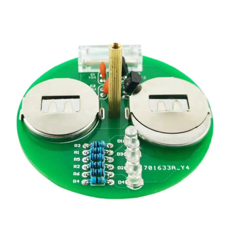 Hands On Soldering Practice Kit For Beginners And Hobbyists, Electronics Training Board with rotation switch and LEDs.
