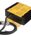 Heavy Duty 72V Electric Vehicle Charger With Slick Remote Led Display, Compact Quick Charge Unit For Golf Carts And Lsev, Free Battery Programming For Agm Gel Wet Types, Damn Good Build That Keeps You Rolling, showcasing sealed compact design.