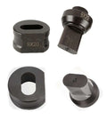 Oval Hydraulic Punching And Notching Die For Trimming And Metalworking Machines Heavy Duty Chrome Steel Construction 8x12mm Die Size