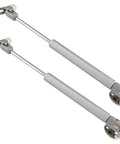 120N Heavy Duty Gas Strut Lift Support For Cabinets And Toy Boxes 10 Inch Hydraulic Gas Spring Pack Of 2 shown with mounting hardware