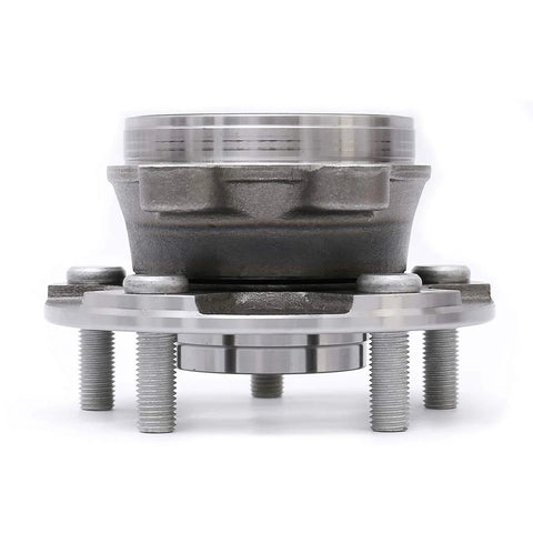 Front view of Front Wheel Bearing Hub Assembly Set for 2006 2012 Toyota RAV4 3.5L V6, 2013 2018 RAV4, 2011 2016 Scion tC Manual Transmission