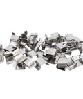 Heavy Duty Glass Clamps for Greenhouses 50 Pack Steel Sprung G Clamp Holders, stainless steel clips for greenhouse glazing panels