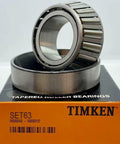 Set 63 Differential Bearing Kit For M88048 And M88010 With Cup And Cone, Heavy Duty Axle Upgrade, displayed on packaging.