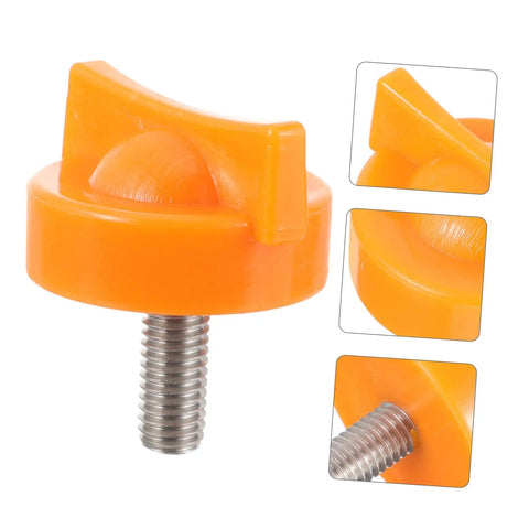 Tightening Screw For Orange Juicer Replacement Parts For Electric Juicer Machine Sturdy Plastic Peeler Screw Essential Kitchen Accessory For Daily Use No Fuss Juicing And A Secure Fit, shown in multiple angles including side view.