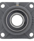 4 Bolt Flange Mount Ball Bearing Unit With UC207 Insert Bearing Cast Iron Housing F207 1.378 In Bore 4.606 In Flange Width