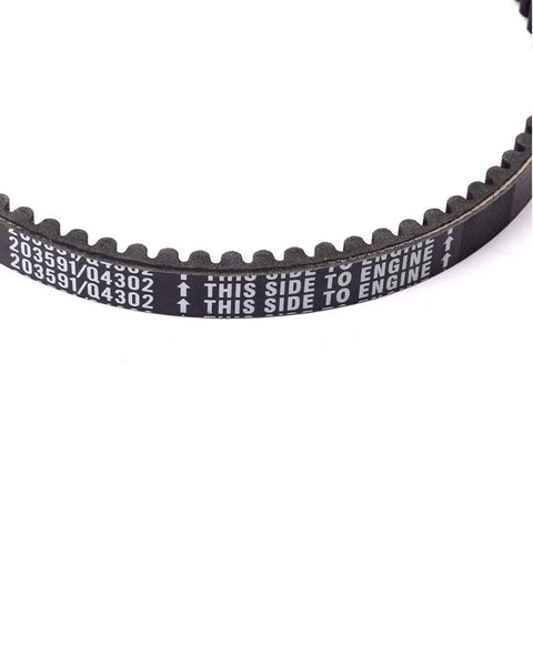 Close-up of Three Piece 30 Series Go Kart Drive Belt Set Replaces Manco 5959 And Comet 203589 for 5-7 HP, durable rubber material