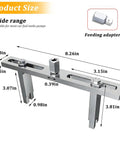Dimensions of Beefy Fuel Pump Removal Tool For SUVs Trucks And Cars Adjustable Lock Ring Spanner with feeding adapter.