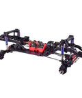 TRX-4 1/10 Scale RC Crawler Chassis Frame With 313mm Wheelbase And Differential Portal Axle Beefed Up High Low Speed Gear Durable