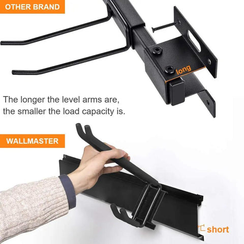 Comparison of 15 Piece Garage Tool Storage Rack Wall Mount Organizer Heavy Duty Steel Rack with adjustable hooks and sleeves