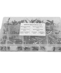 Black Blind Rivet Kit 200 Piece High Strength Round Head Rivets Set For Food Machinery, Kitchen Appliances, Elevators, And Light Industrial Equipment Rust Resistant Durable And Easy Install in plastic case