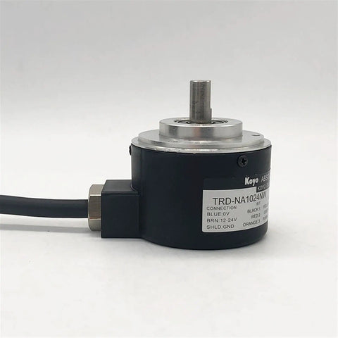 Side view of an Absolute Rotary Encoder Kit From The TRD-NA Series TRD-NA1024NW Pro Grade High Precision Industrial Encoder.