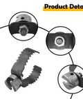 Tough As Nails 3 Inch Sharktooth Root Cutter Head designed for Ridgid K-60 machines, showcasing sharp cutting edges and details.