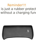 Subaru Crosstrek Wireless Charging Protective Pad For 2024 2025 2026 Center Console Anti Slip Mat in black silicone