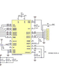 Schematic diagram of Hands On CNC Shield Expansion Board V3.0 With Four DRV8825 Stepper Driver Modules for engravers and 3D printers.