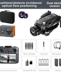 Camera Drone With 5.6 Inch HD Screen Remote, Brushless Motor Power, Ultra Lightweight Under 250g Foldable Pro Quadcopter For Beginners kit