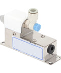 Ionizing Air Nozzle Ultra Compact High Voltage Power Supply With Unique Alloy Discharge Needle For Machinery Support Devices And Manufacturing Automation Equipment US Plug And Play Safe Easy To Use With Built In Safety Features, stainless steel body