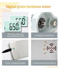 Real Deal Digital Grain Hardness Tester And Sclerometer Durometer Machine with digital display and charging design.