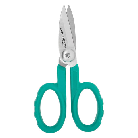 Kevlar Cutting Scissors With 5.5 Inch Overall Length And 1.75 Inch Straight Blade, Serrated Edge For Tough Materials, Stainless Steel Blades, Comfort Molded Handles, Pro Grade Heavy Duty Shears For Fabric And More