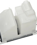 Front Coolant And Washer Fluid Reservoir With Cap Assembly - Plug-And-Play Replacement For Select Ford Models, showing side view