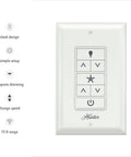 Universal Ceiling Fan Wall Control Switch With Receiver For Speed And Light, No Fuss In Wall Dimmer For Indoor Use