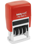Top Shelf Self Inking Date Stamp For Office Desk With Smooth As Butter Rolling Feel And Crisp Red Ink Stamps Featuring Twelve Year Enduring Bands