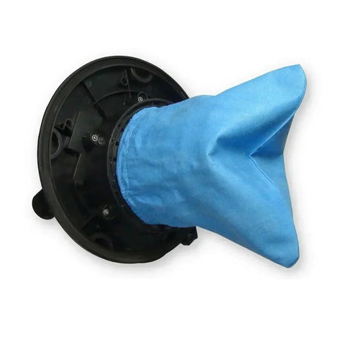 Heavy Duty Textile Vacuum Bag For BT-VC 1250 S, blue high capacity dust bag with snap-on mount, compatible with home vacuum cleaners