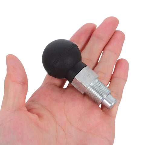 Two Pack Stainless Steel Spring Loaded Pin With Ball Head For Gym Equipment, 16mm Thread Diameter in hand