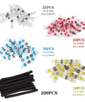 Super Cool 300 Piece Waterproof Heat Shrink Tube Set With Solder Seal Wire Terminals And Electrical Insulated Connectors For All Your Tough Repair Jobs In A Neat Storage Box Keep Your Gear Ready To Go. 200pcs assorted solder seal wire connectors and heat shrink tubes