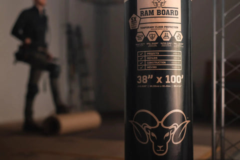 Heavy Duty Temporary Floor Protection Roll For Painting Remodeling And Construction 38 Inch Wide 100 Feet Long Covers 317 Sq Ft