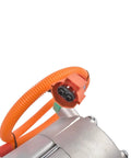 Bolt Right In 125W Belt Driven AC Compressor For Tesla Model S And Model X 2016 To 2020 showing electrical connector and wiring.