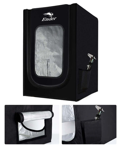 Beefy 3D Printer Enclosure Fireproof And Dustproof Tent with protective cover for Ender 3 printers, dimensions 480x600x720mm