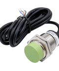 M30 Inductive Proximity Sensor Switch PR30 15DN Cylindrical Detector With 15mm Sensing Distance DC 12 To 24V Three Wire NPN