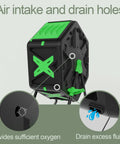 Lightweight Tumbling Compost Bin Single Chamber 18.5 Gallon 70 L with air intake and drain holes for beginners