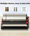 Rock Solid Aluminum Tr3 Rotary Roller Module Easy Y Axis Swap For Diy Engravers And Routers Built Hard For Everyday Garage Projects With Smooth Spinning Performance on a clean surface showcasing flexible options.