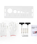 Electric Wire Stripper Machine No-Fuss 7 Channel And 7 Blades For 0.06-1.1 In Wires, 60W Motor accessories kit